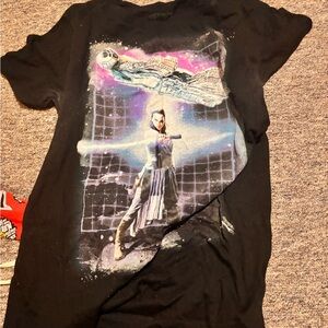 Star Wars Black Tee with Graphic Design